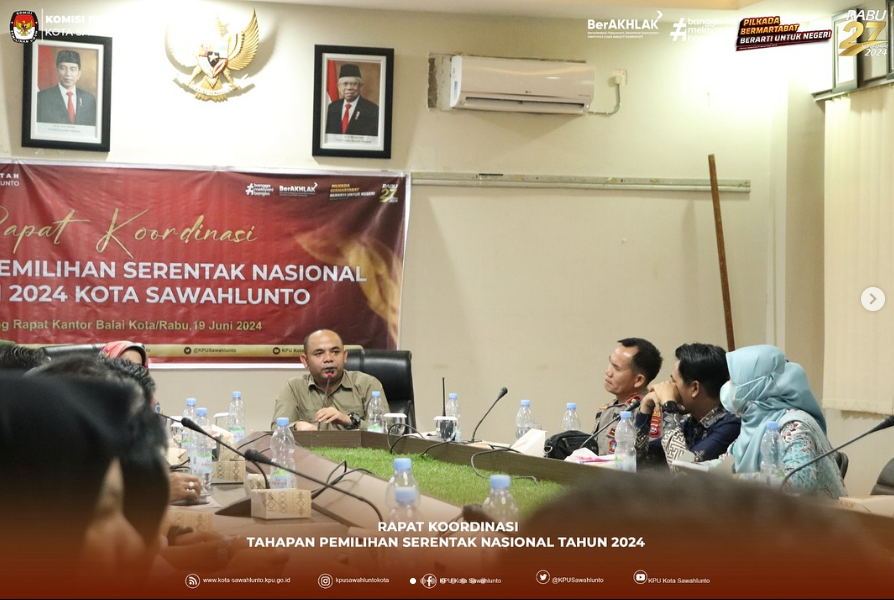 Rapat Koordinasi Tahapan Pemilihan Serentak Nasional tahun 2024